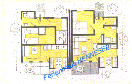 Sauerland: Ferienhaus Hennesee Grundriß Sauerland: Ferienhaus Hennesee Grundriß
