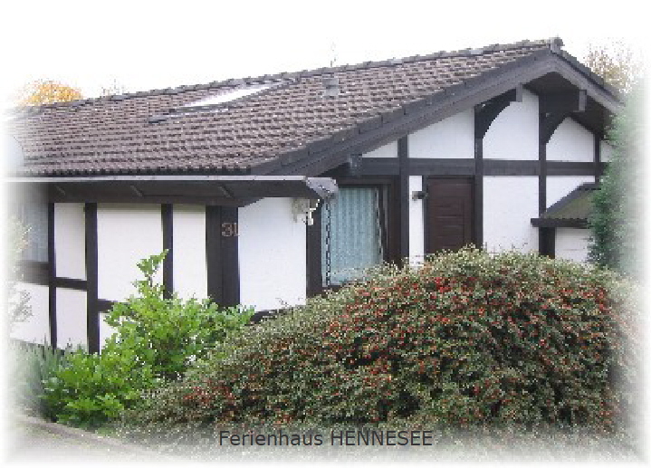 Sauerland: Ferienhaus Hennesee